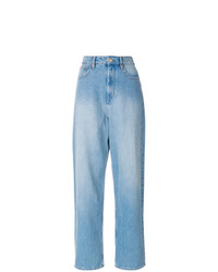 Голубые джинсы-бойфренды от Isabel Marant Etoile