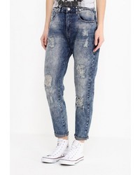 Голубые джинсы-бойфренды от Kiss Pink