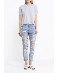 Голубые джинсы-бойфренды от Kiss Pink