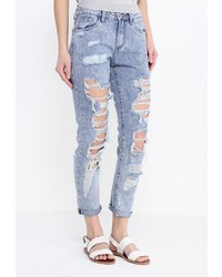 Голубые джинсы-бойфренды от Kiss Pink