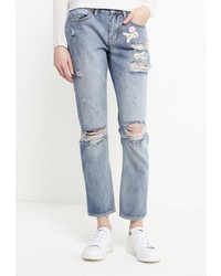 Голубые джинсы-бойфренды от Liu Jo Jeans