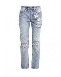 Голубые джинсы-бойфренды от Liu Jo Jeans