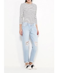 Голубые джинсы-бойфренды от LOST INK