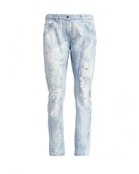 Голубые джинсы-бойфренды от Trussardi Jeans