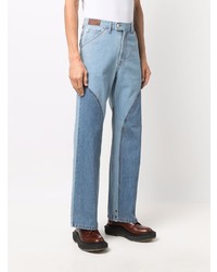 Мужские голубые джинсы в стиле пэчворк от Andersson Bell
