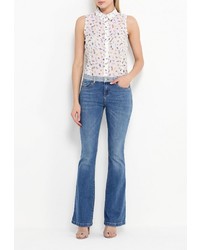 Голубые джинсы-клеш от adL