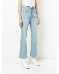 Голубые джинсы-клеш от Nobody Denim