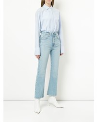 Голубые джинсы-клеш от Nobody Denim