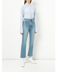 Голубые джинсы-клеш от Nobody Denim