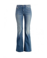 Голубые джинсы-клеш от Calvin Klein Jeans