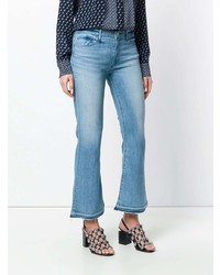 Голубые джинсы-клеш от 3x1