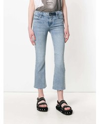 Голубые джинсы-клеш от RtA