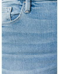 Голубые джинсы-клеш от Frame