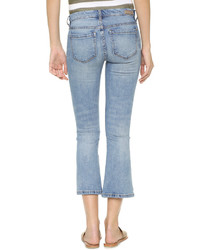 Голубые джинсы-клеш от Blank