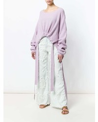 Голубые джинсы-клеш от Chloé