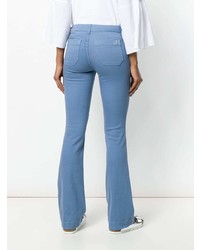 Голубые джинсы-клеш от The Seafarer