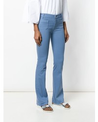 Голубые джинсы-клеш от The Seafarer