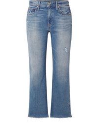 Голубые джинсы-клеш от Grlfrnd