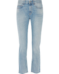 Голубые джинсы-клеш от Gucci