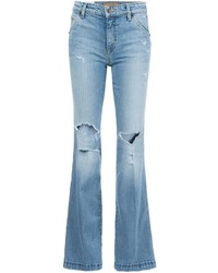 Голубые джинсы-клеш от Joe's Jeans