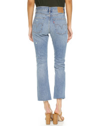 Голубые джинсы-клеш от Levi's