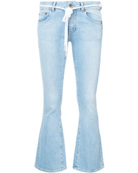 Голубые джинсы-клеш от Off-White