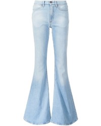 Голубые джинсы-клеш от Off-White