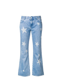 Голубые джинсы-клеш от Stella McCartney