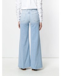 Голубые джинсы-клеш от Frame Denim