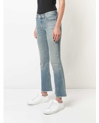 Голубые джинсы-клеш от Nili Lotan