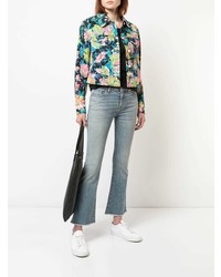 Голубые джинсы-клеш от Nili Lotan