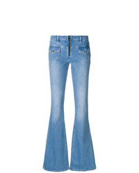 Голубые джинсы-клеш от Victoria Victoria Beckham