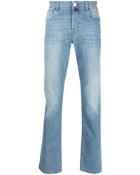 Мужские голубые джинсы с вышивкой от Billionaire