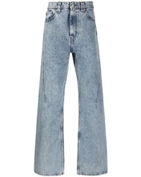 Мужские голубые джинсы с вышивкой от Y/Project