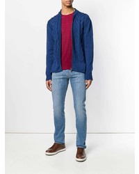 Мужские голубые джинсы с "огурцами" от Etro