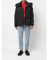 Мужские голубые джинсы с принтом от Diesel