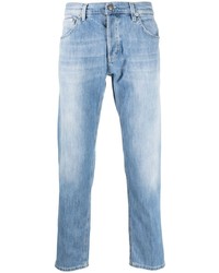 Мужские голубые джинсы с принтом от Dondup
