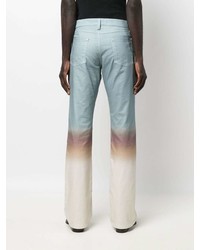 Мужские голубые джинсы с принтом от Misbhv