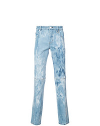 Мужские голубые джинсы с принтом от Icosae