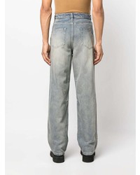 Мужские голубые джинсы с принтом от HONOR THE GIFT