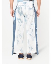 Мужские голубые джинсы с принтом от Dolce & Gabbana