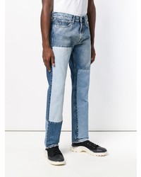 Мужские голубые джинсы с принтом от Calvin Klein Jeans