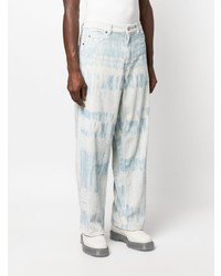 Мужские голубые джинсы с принтом от Our Legacy