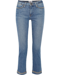 Женские голубые джинсы с шипами от Frame