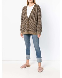 Голубые джинсы скинни с вышивкой от Twin-Set