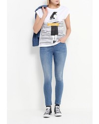 Голубые джинсы скинни от adL