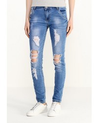 Голубые джинсы скинни от Adrixx