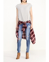 Голубые джинсы скинни от Adrixx