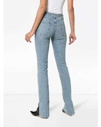 Голубые джинсы скинни от Simon Miller