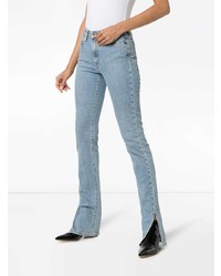 Голубые джинсы скинни от Simon Miller